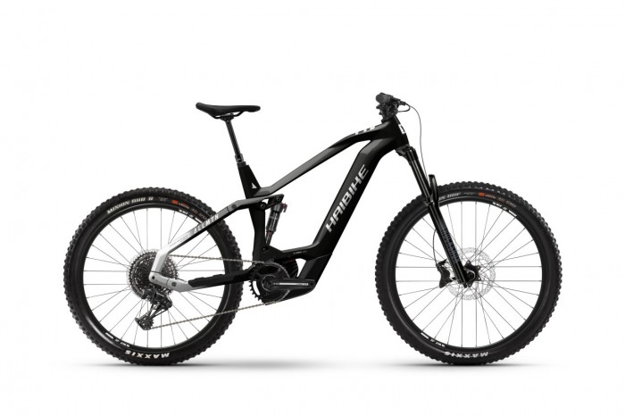 Haibike AllMtn CF 8 29'' / 27.5'' Carbon Pedelec E-Bike MTB Fahrrad schwarz/grau/rot 2024 