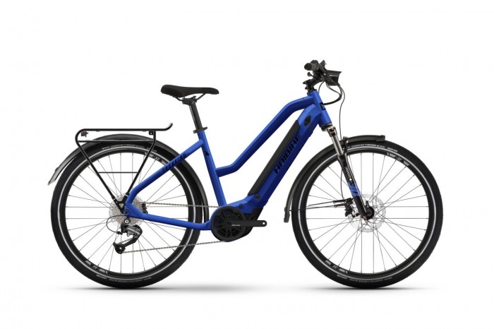 Haibike Trekking 4 27.5'' Damen Pedelec E-Bike Trekking Fahrrad blau 2022 