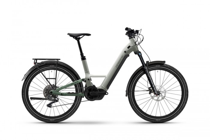 Haibike Adventr 4 Low 27.5' E-Bike Trekking Pedelec grau/grün 2026 