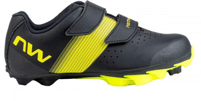 Northwave Hammer 2 Junior Kinder MTB Fahrrad Schuhe schwarz/gelb 2026 