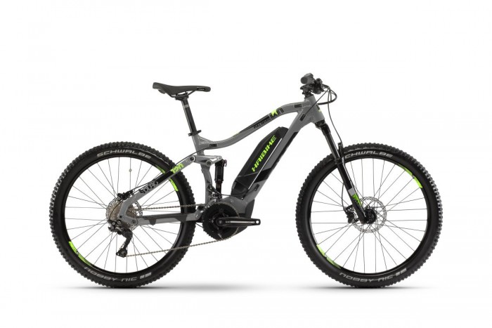 Haibike Sduro FullSeven 4.0 27.5'' Pedelec E-Bike MTB grau/schwarz/grün 2019 