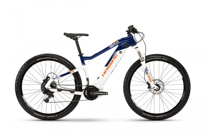 Haibike Sduro HardNine 5.0 29'' Pedelec E-Bike MTB weiß/blau/orange 2019 