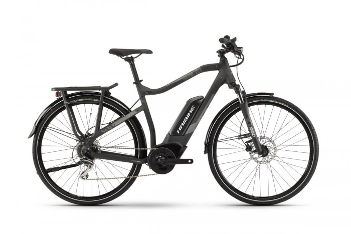 Haibike Sduro Trekking 1.0 Pedelec E-Bike Fahrrad schwarz/grau 2021 