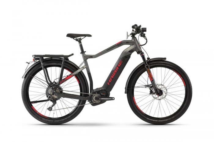 Haibike Sduro Trekking S 9.0 Pedelec E-Bike Fahrrad grau/schwarz/rot 2020 