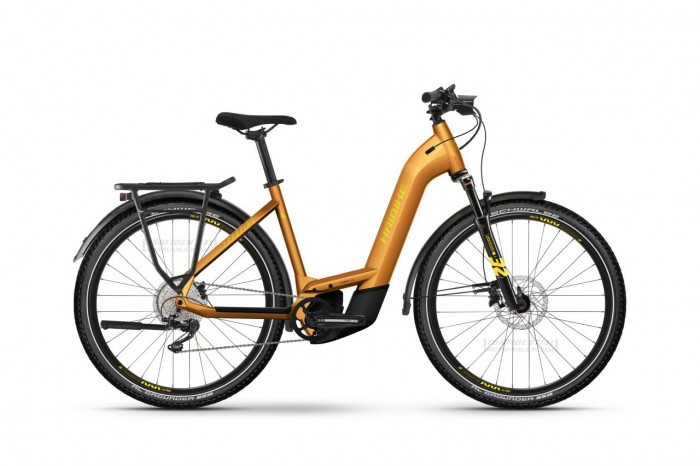Haibike Trekking 8 27.5'' Unisex Pedelec E-Bike Trekking Fahrrad orange 2024 46 cm / S