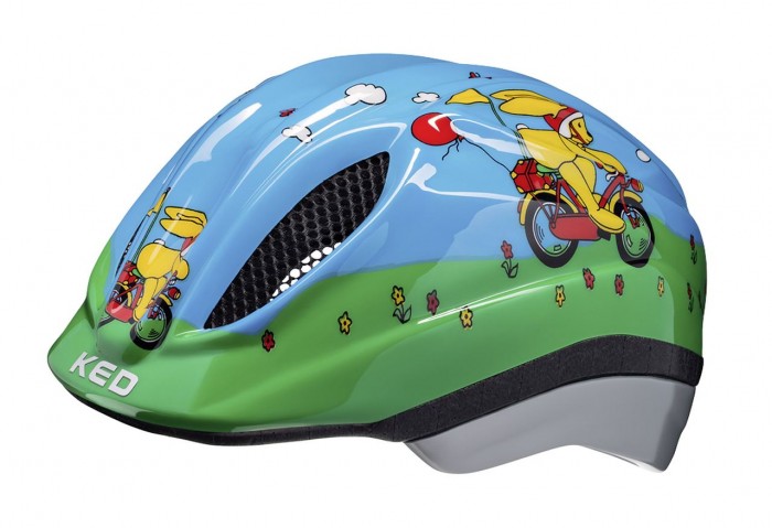 Ked Meggy II Originals Felix der Hase Kinder Fahrrad Helm blau/grün 2023 