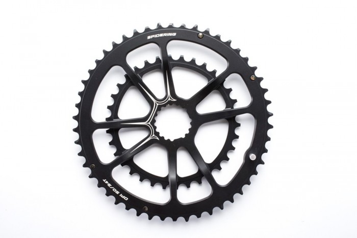 Cannondale Spidering Fahrrad Kettenblatt 8 Arm 50/34 Zähne schwarz 