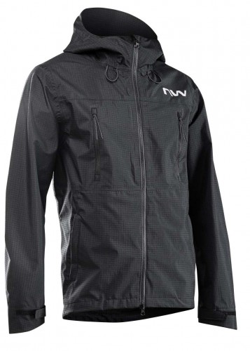 Northwave Noworry Pro Hardshell Fahrrad Regenjacke schwarz 2026 