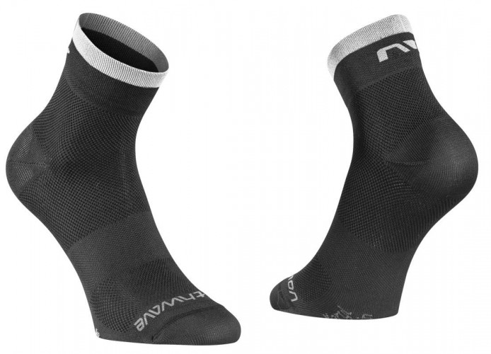 Northwave Origin Fahrrad Socken schwarz/weiß 2026 M (40-43)