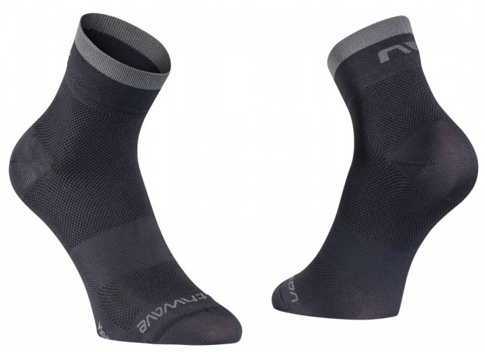 Northwave Origin Fahrrad Socken schwarz/grau 2023 