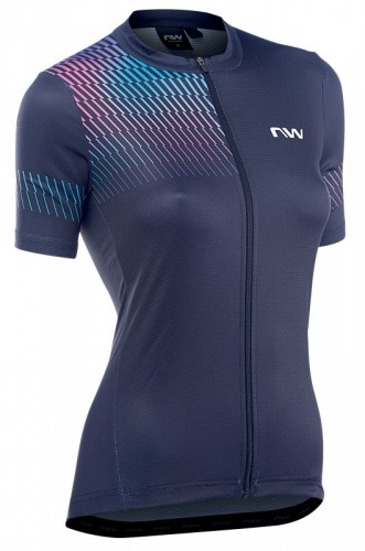 Northwave Origin Damen Fahrrad Trikot kurz irisierend schwarz 2022 