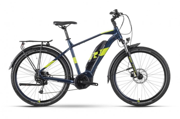 Raymon CrossRay E 3.0 27.5'' Pedelec E-Bike Trekking Fahrrad blau/grün 2023 