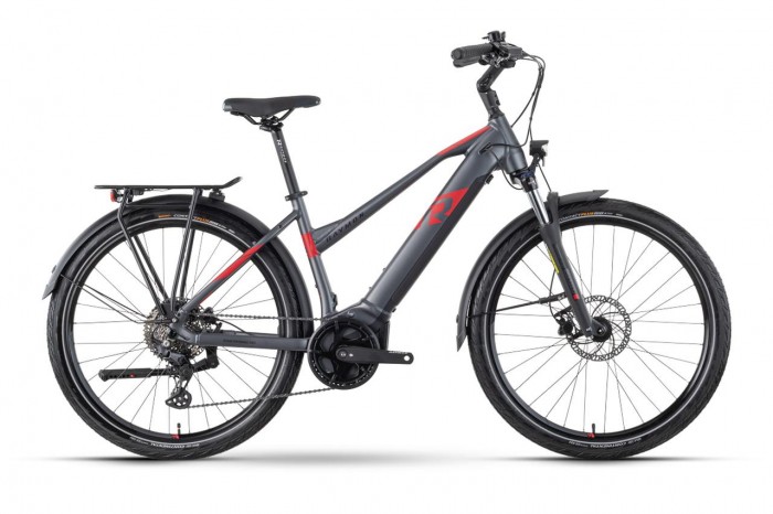 Raymon TourRay E 6.0 27.5'' Damen Pedelec E-Bike Trekking Fahrrad matt schwarz/rot 2023 