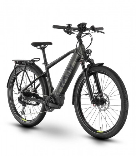 Husqvarna Pather 3 27.5'' Pedelec E-Bike Trekking Fahrrad matt schwarz/grün 2024 50 cm (M)