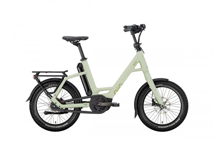 QIO Eins AP-8 20'' Pedelec E-Bike Compact Fahrrad matt olive grün 2024 