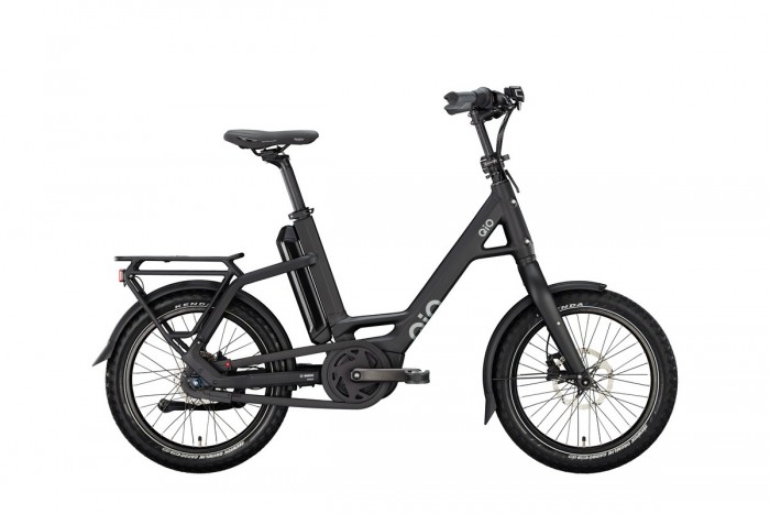 QIO Eins AP-8 20'' Pedelec E-Bike Compact Fahrrad matt schwarz 2024 
