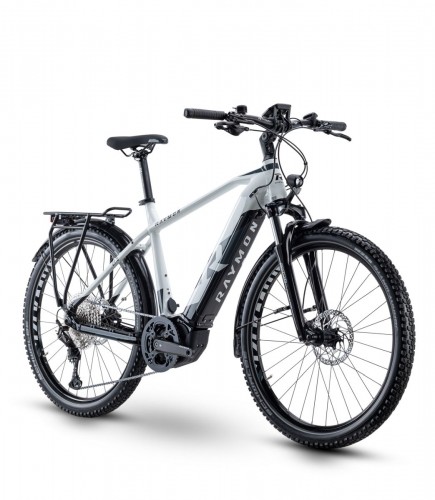 Raymon Crossray E 8.0 27.5'' Pedelec E-Bike Trekking Fahrrad weiß/schwarz 2021 