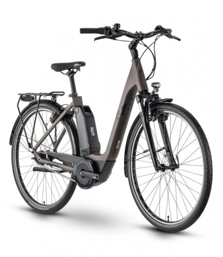 Raymon CityRay E 2.0 CB Wave Unisex Pedelec E-Bike City Fahrrad matt grau/schwarz 2022 