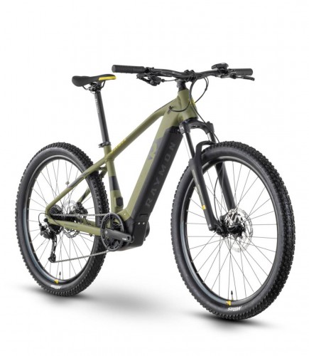 Raymon HardRay E 4.0 27.5'' / 29'' Pedelec E-Bike MTB Fahrrad matt grün/schwarz 2022 45 cm (M)