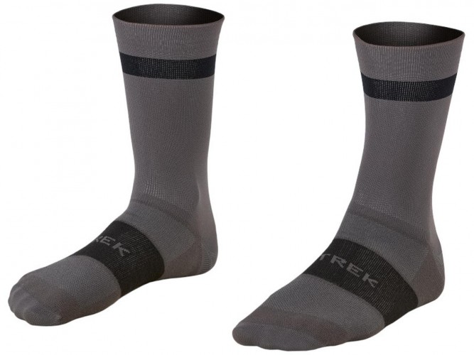 Trek Race Crew Fahrrad Socken grau 2025 