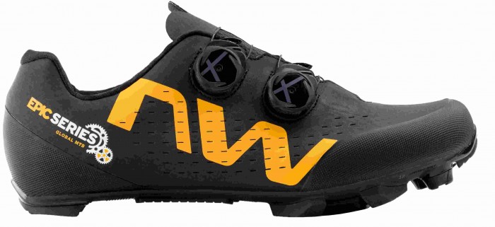 Northwave Rebel 3 Epic Series MTB Fahrrad Schuhe schwarz/gelb 2024 36