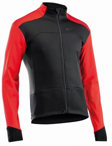 Northwave Reload Fahrrad Regen/Winterjacke rot/schwarz 2023 S (46)