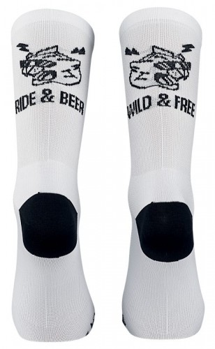 Northwave Ride & Beer Fahrrad Socken weiß 2024 