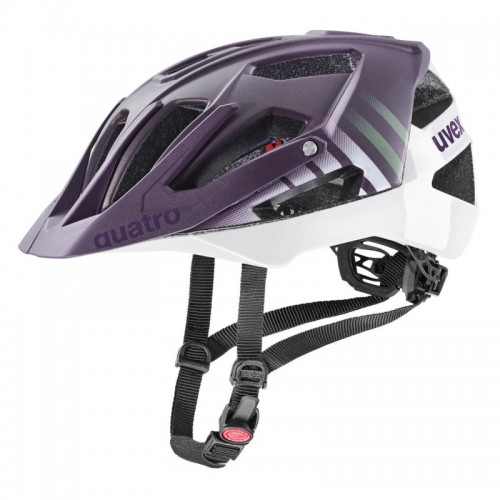 Uvex Quatro CC All Mountain Enduro MTB Fahrrad Helm matt lila/weiß 2024 
