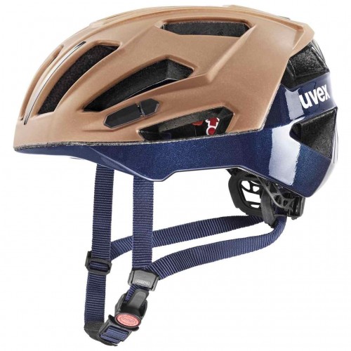 Uvex Gravel X Fahrrad Helm matt braun/blau 2024 