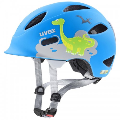 Uvex Oyo Style Dino Kinder Fahrrad Helm matt blau 2024 46-50cm