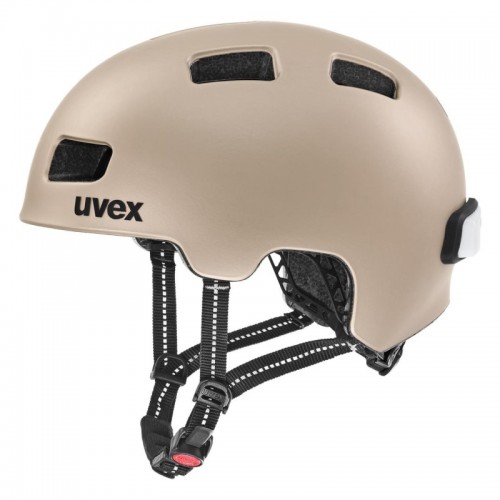 Uvex City 4 Fahrrad Helm matt goldfarben 2024 