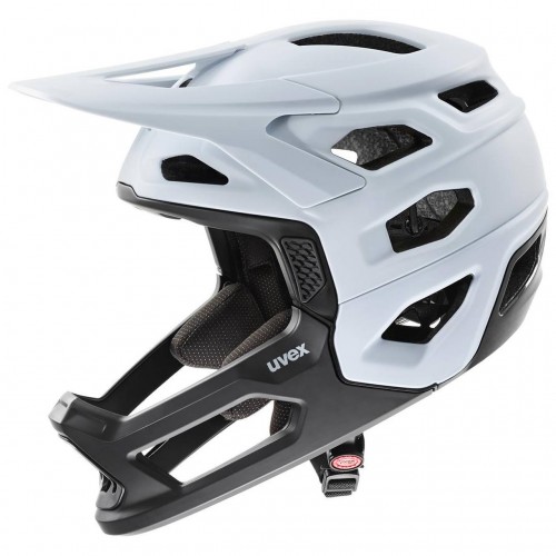 Uvex Revolt DH Fahrrad Helm matt weiß/schwarz 2024 
