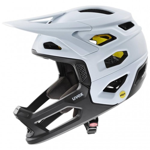 Uvex Revolt MIPS DH Fahrrad Helm matt weiß/schwarz 2026 