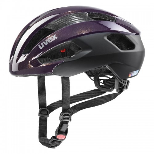 Uvex Rise CC Rennrad Fahrrad Helm matt schwarz/lila 2022 