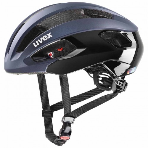 Uvex Rise CC Rennrad Fahrrad Helm matt blau/schwarz 2024 