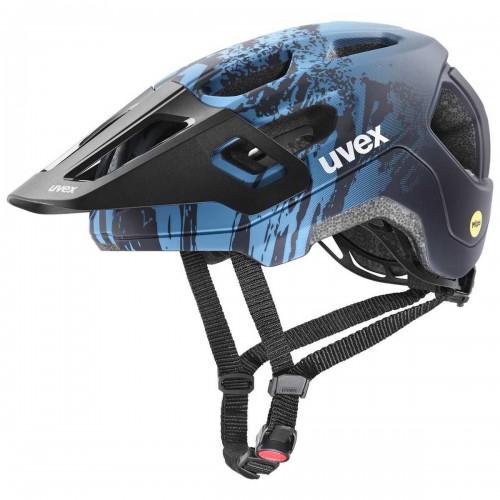 Uvex React Jr. MIPS Kinder Fahrrad Helm Gr. 52-56cm blau/schwarz 2024 