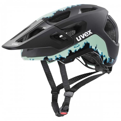 Uvex React MTB Fahrrad Helm matt schwarz/jade grün 2024 