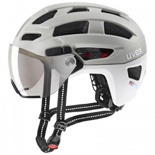 Uvex Finale Visor City Trekking Fahrrad Helm matt grau 2024 