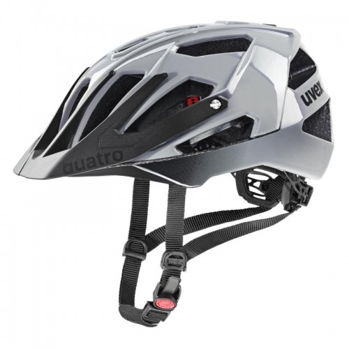 Uvex Quatro All Mountain MTB Fahrrad Helm grau/schwarz 2024 