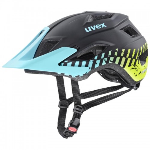 Uvex Access MTB Fahrrad Helm matt schwarz/blau/grün 2024 