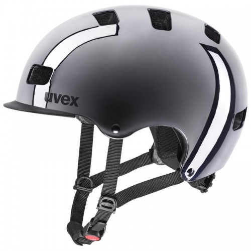 Uvex Hlmt 5 Bike Pro City Fahrrad Helm chrom grau 2024 