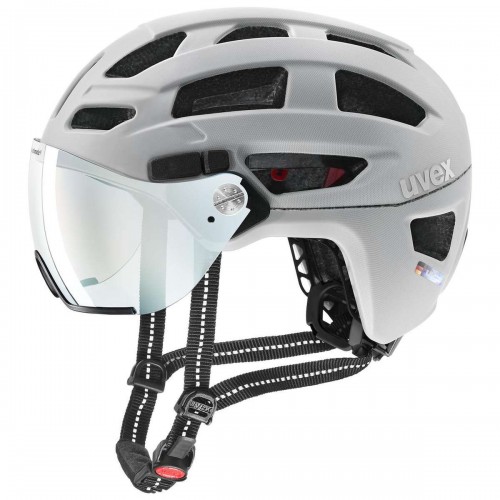 Uvex Finale Visor V City Trekking Fahrrad Helm matt papyrus grau 2026 
