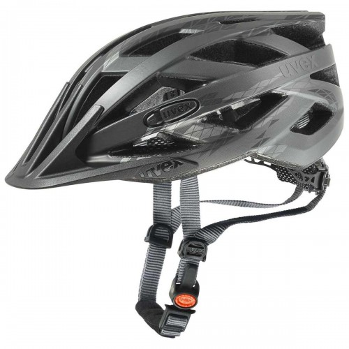 Uvex I-Vo CC Fahrrad Helm matt schwarz/grau 2025 