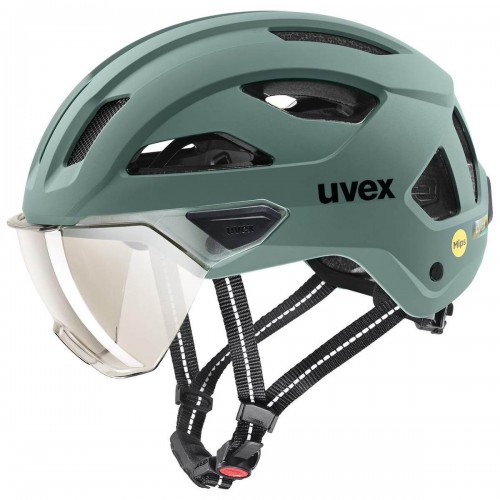 uvex Stride Visor MIPS Fahrrad Helm matt sage grün 2026 