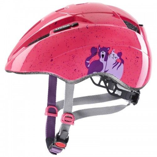 Uvex Kid 2 Cats Kinder Fahrrad Helm Gr. 46-52cm pink 2025 