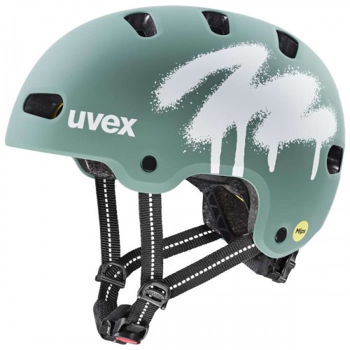 uvex Kid 4 Style MIPS Kinder Fahrrad Helm matt sage grün 2026 