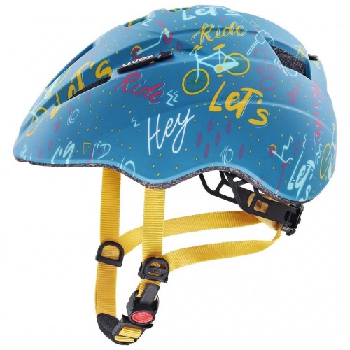 Uvex Kid 2 CC Lets Ride Kinder Fahrrad Helm Gr. 46-52cm matt blau 2024 