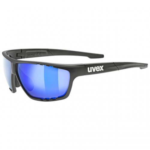 Uvex Sportstyle 706 Fahrrad / Sport Brille matt schwarz/mirror blau 
