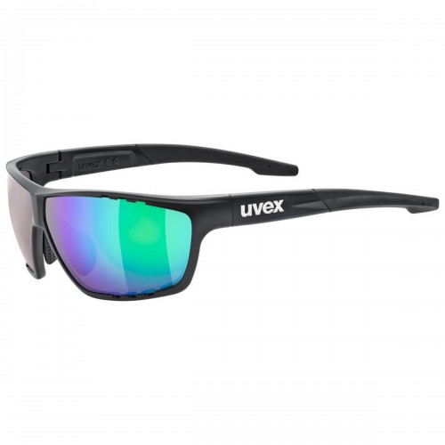 Uvex Sportstyle 706 CV Fahrrad / Sport Brille matt schwarz/mirror grün 
