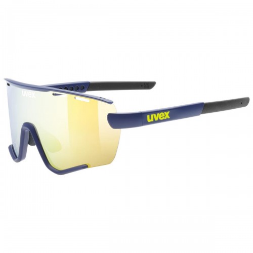 Uvex Sportstyle 236 Set Fahrrad / Sport Brille matt blau/mirror gelb 